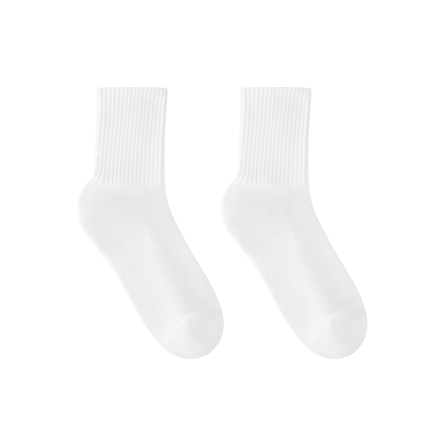 PureSnug Classic Crew Socks (White)