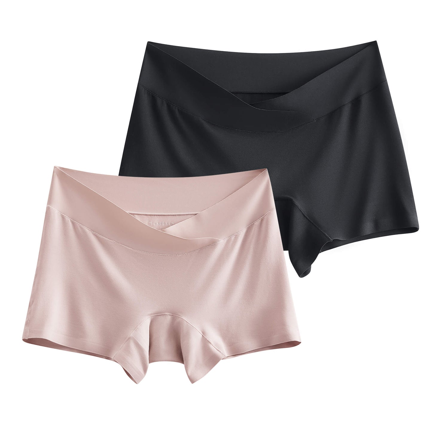 Light Beige (3" inseam) Low-Front Boyleg Briefs