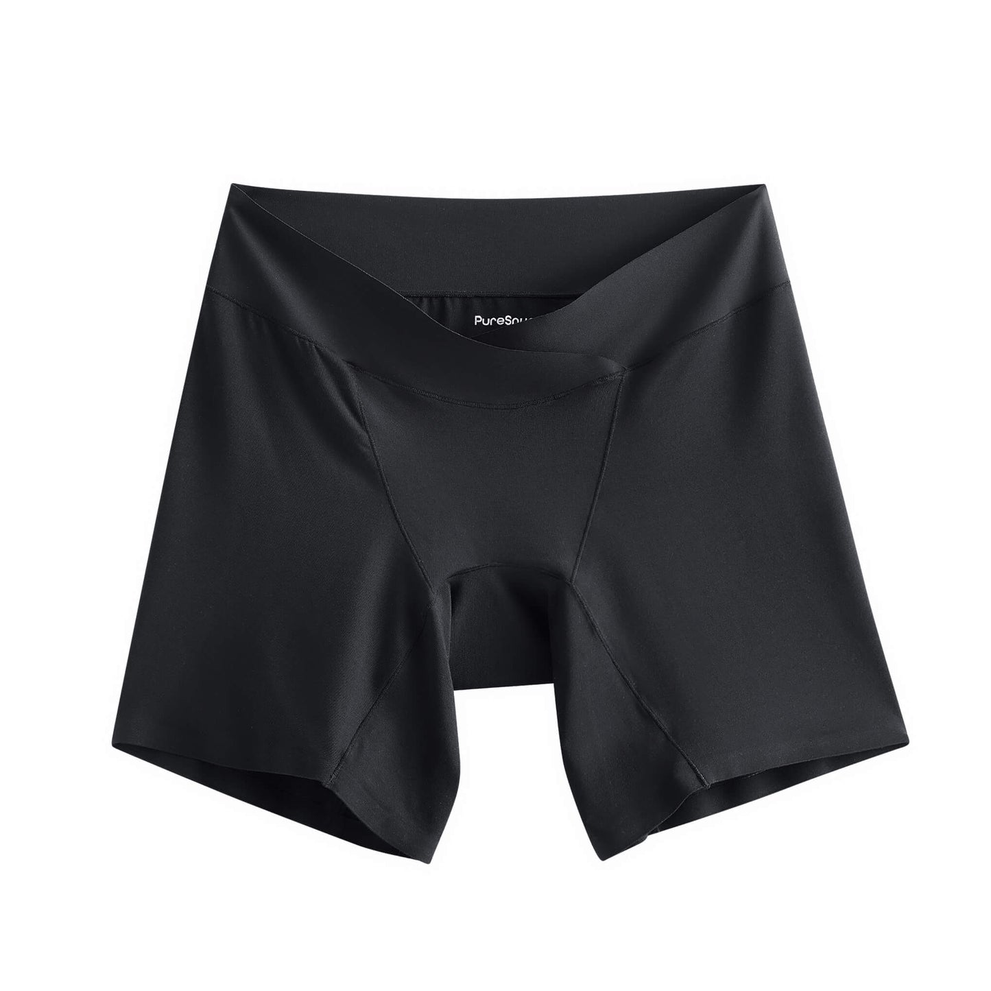 side view of tummy-friendly low-rise boxer briefs for women
