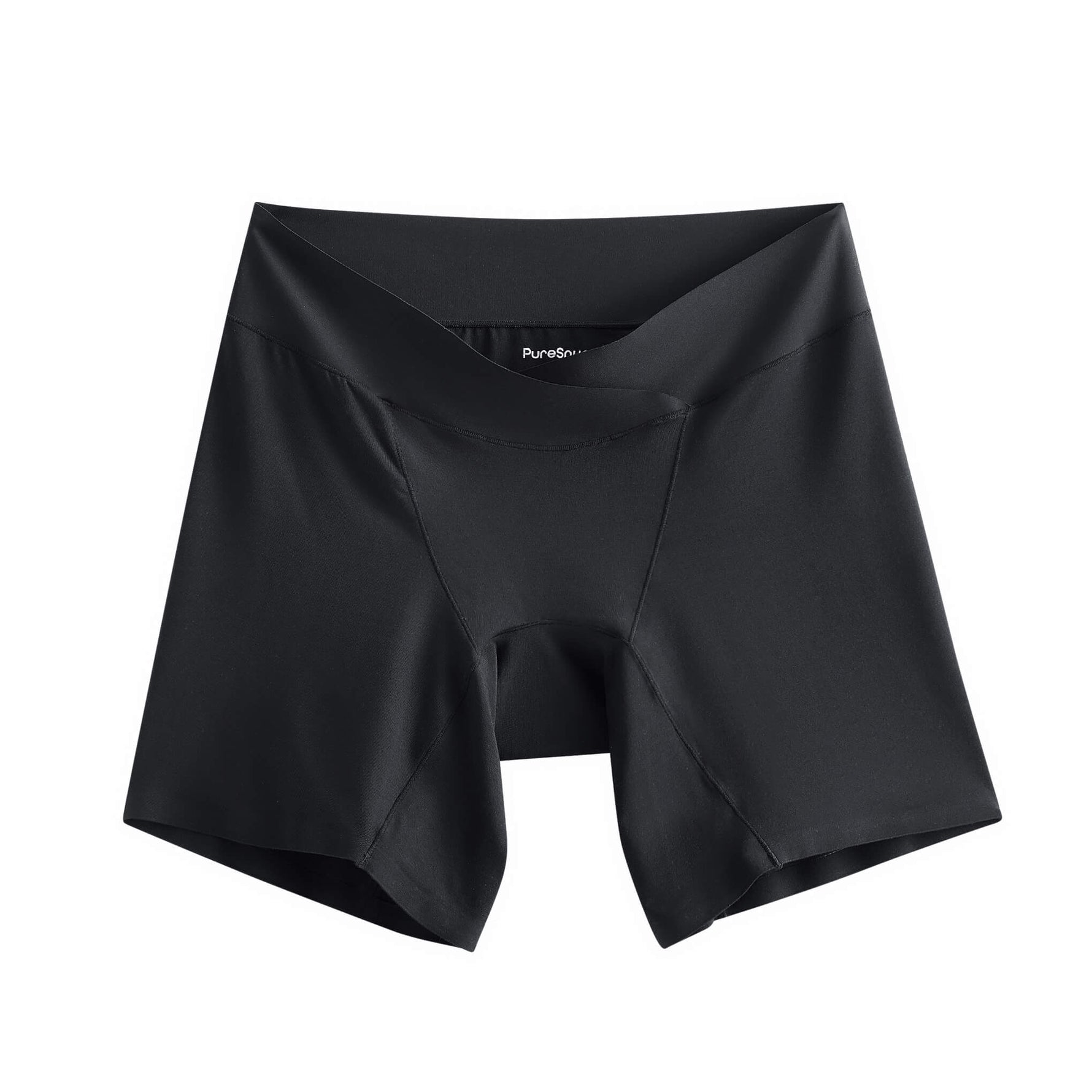 side view of tummy-friendly low-rise boxer briefs for women