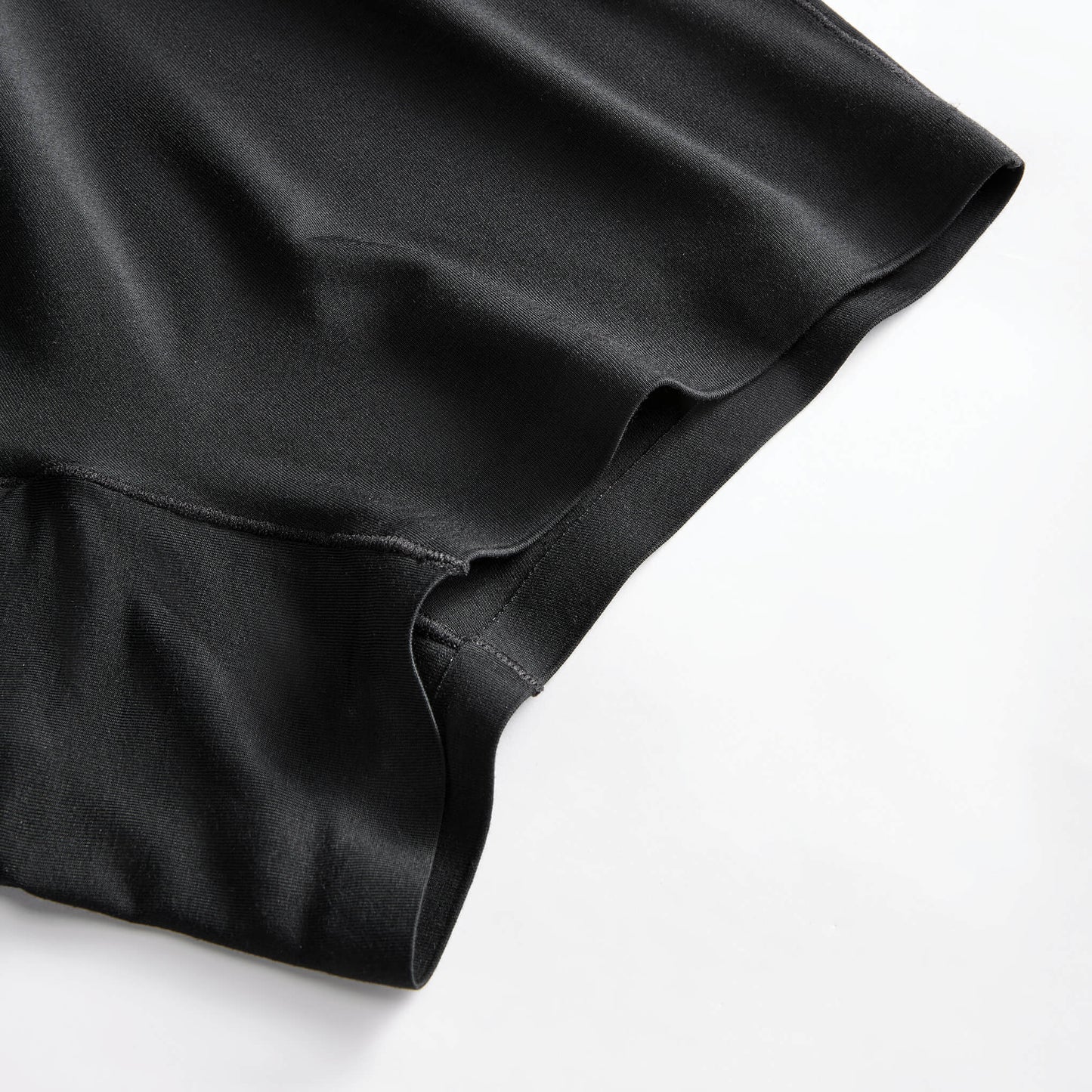 Classic Black (3" inseam) Low-Front Boyleg Briefs w/ floating gusset