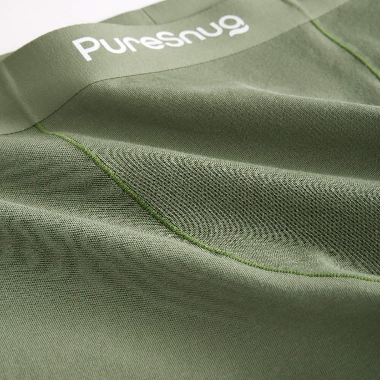 Olive Green (5" inseam) Cotton Boxer Briefs