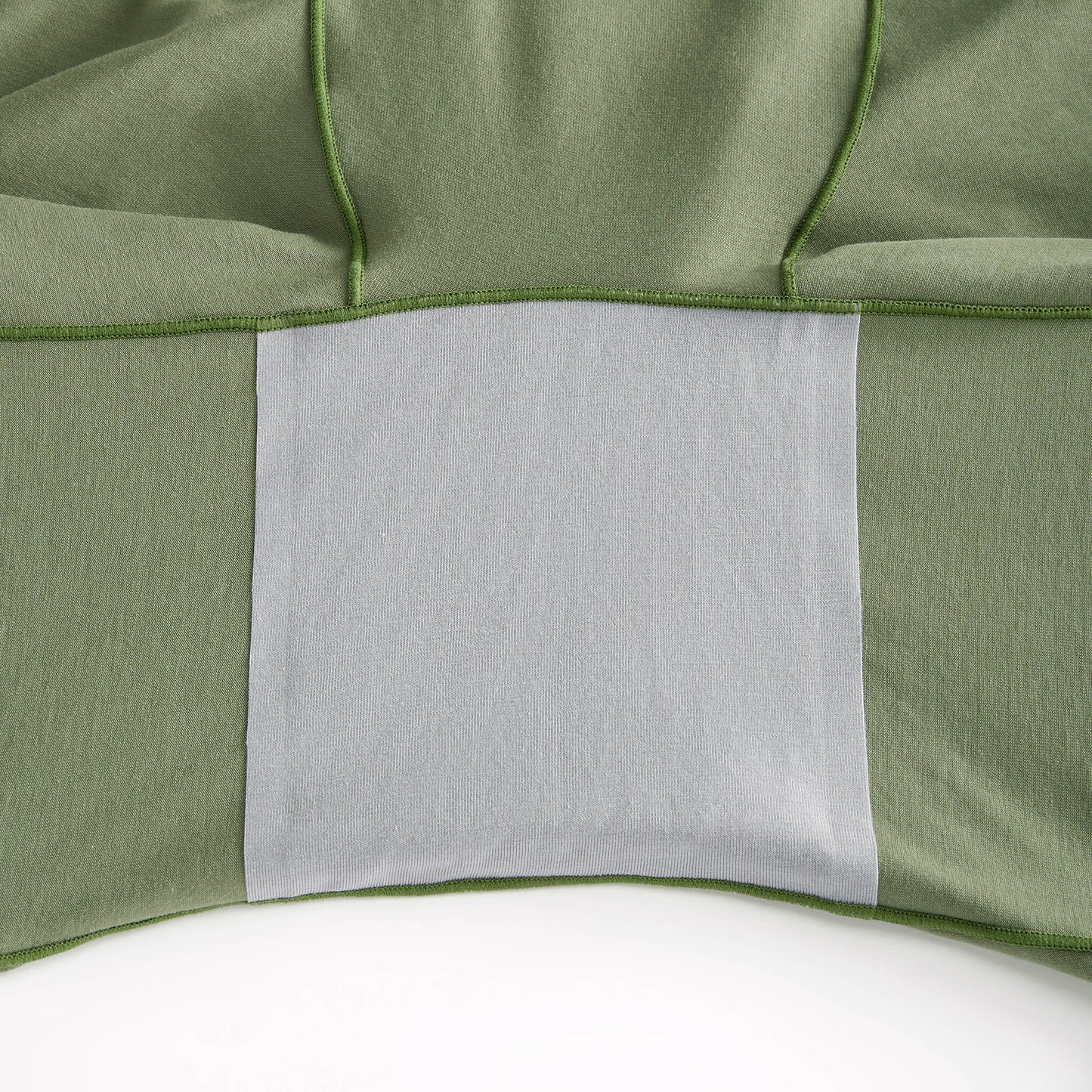 Olive Green (8" inseam) High-Waisted Cotton Biker Briefs