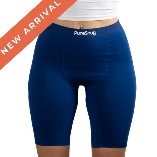 Navy (High-Waisted 8" Inseam Biker)
