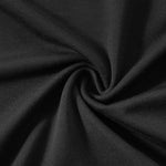Close-up of black fabric with folds