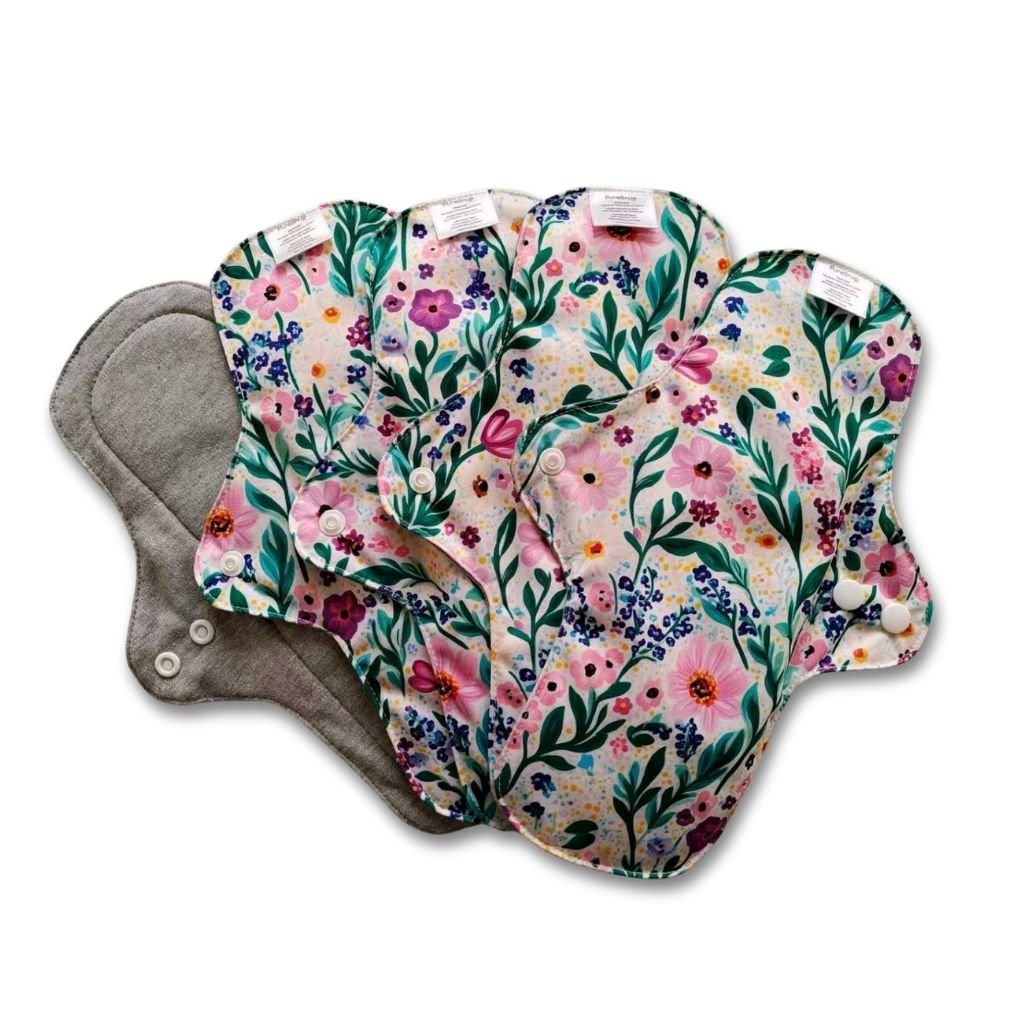 Reusable Panty Liners - 5pcs w/ Wet Bag