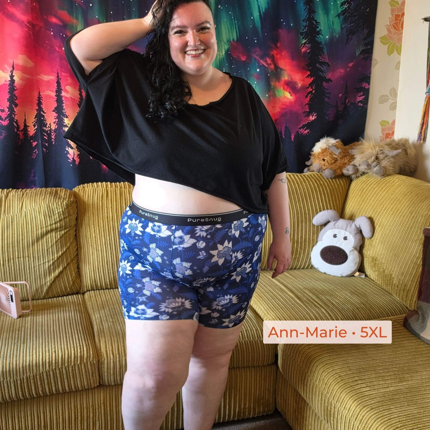 Indigo Bloom (5" inseam) Women's Boxer Briefs