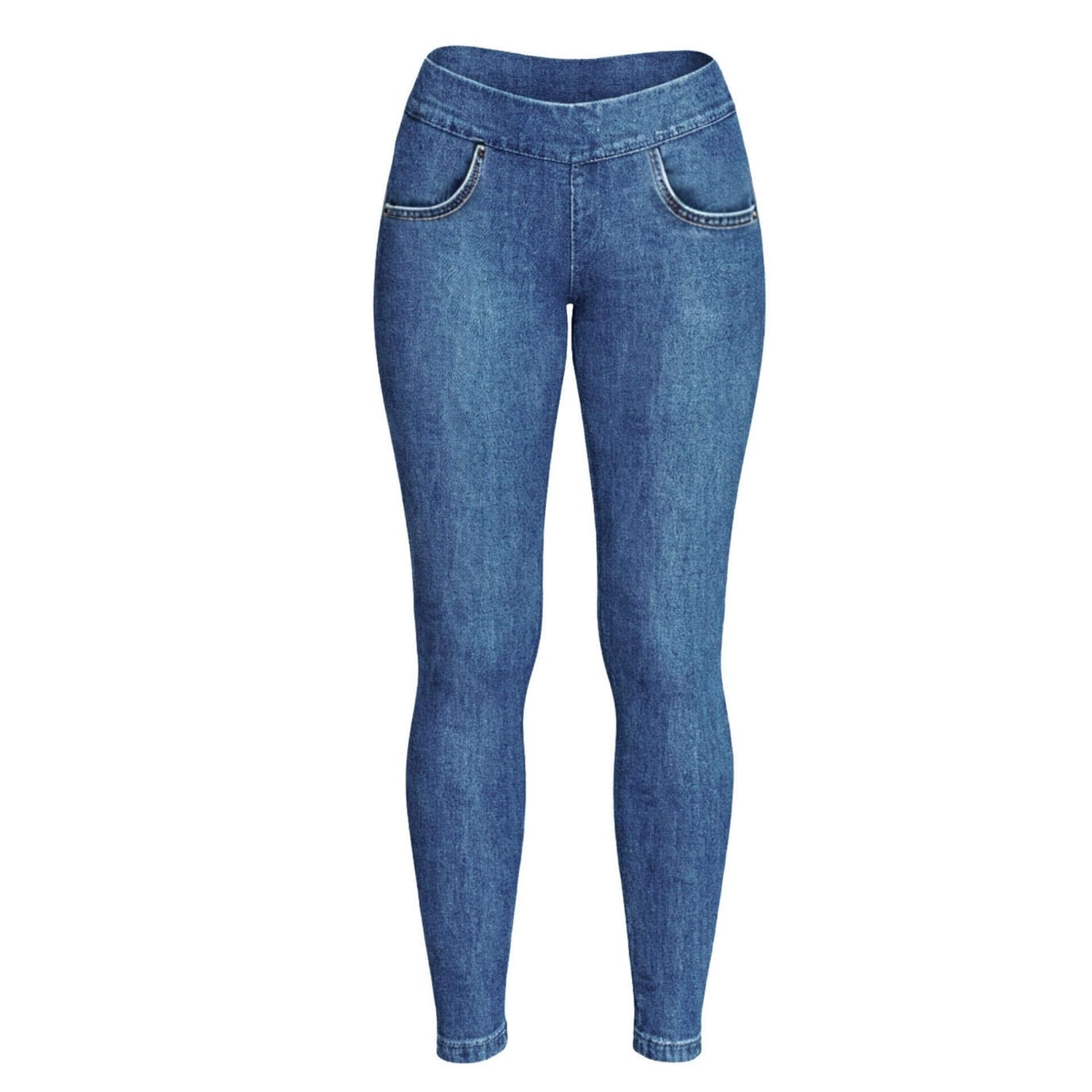 Denim Ease Full Length Snugs w/pockets