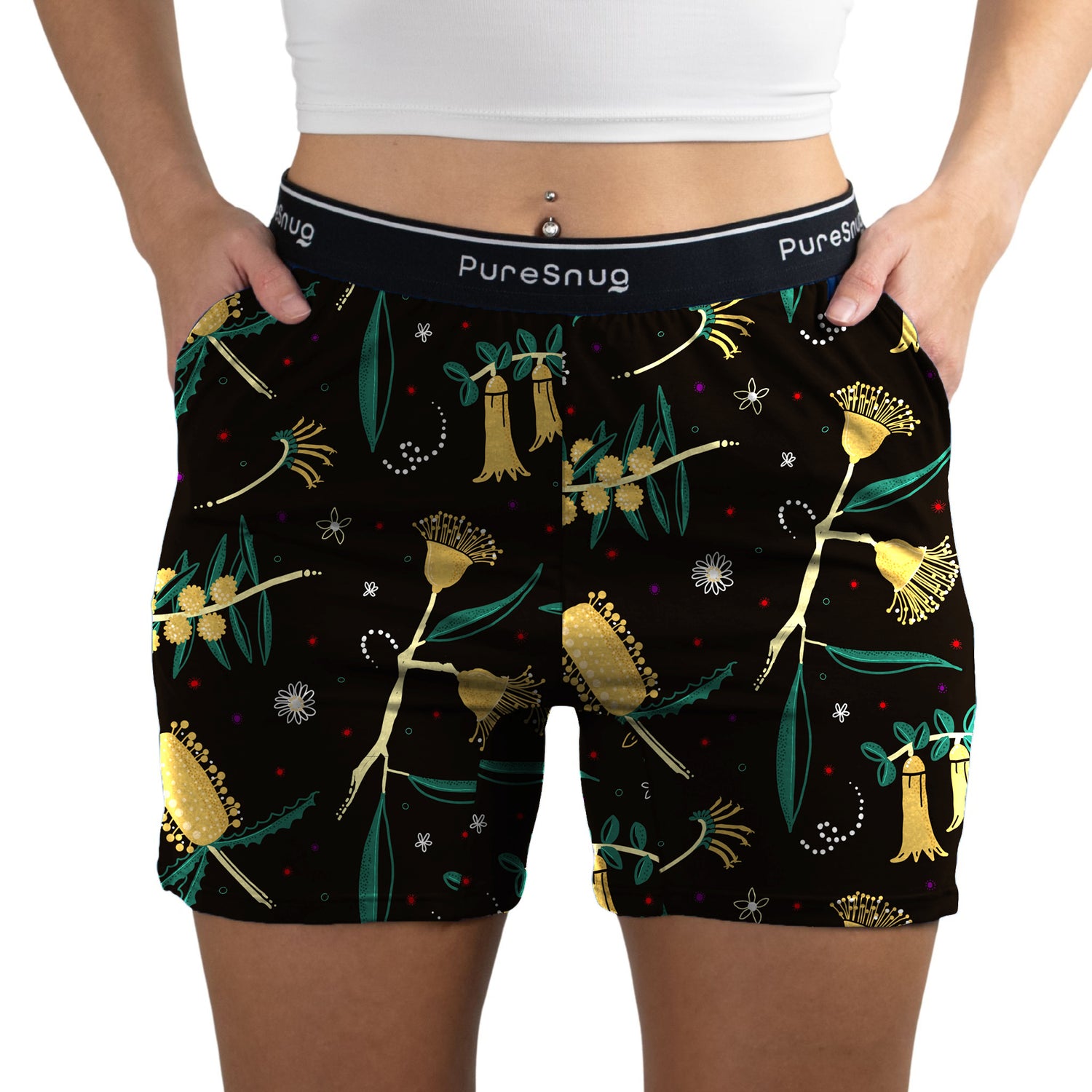Golden Snug Women Lounge Shorts