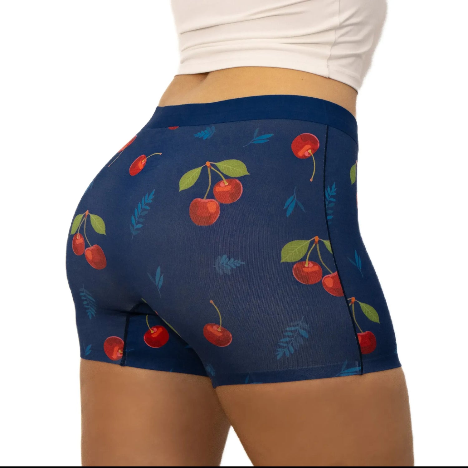 puresnug cherry print boyleg side view