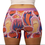 puresnug boyleg briefs back view in passion pop colour