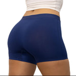 puresnug boyleg briefs side view in navy colour