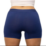 puresnug boyleg briefs back view in navy colour