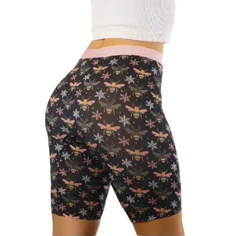 Bees on the Knees (High-Waisted 8" Inseam Biker)