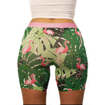 puresnug flamingo print ladies' boxer briefs back  view