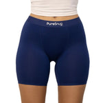 puresnug ladies' boxer briefs front view in navy colour