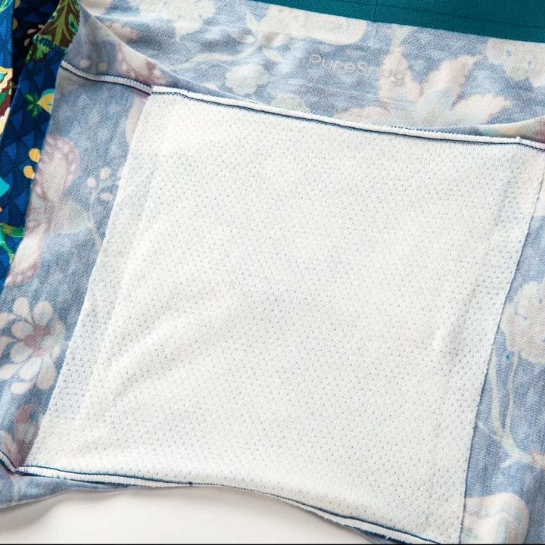 Image of midnight blossom white gusset