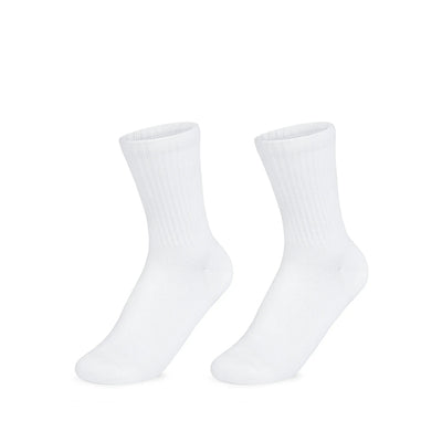 PureSnug Classic Crew Socks - White
