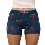 puresnug cherry print boyleg front view