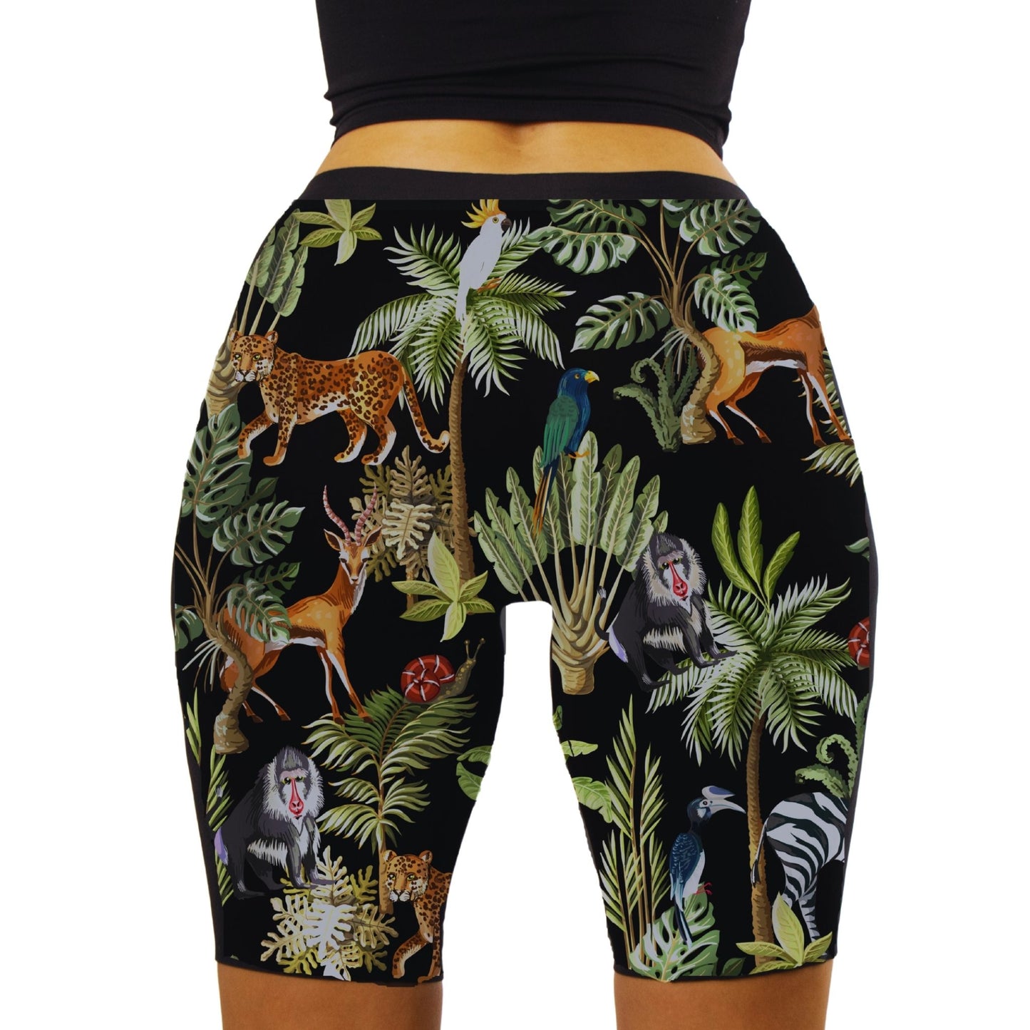 Jungle (High-Waisted 8" Inseam) Women's Biker Shorts