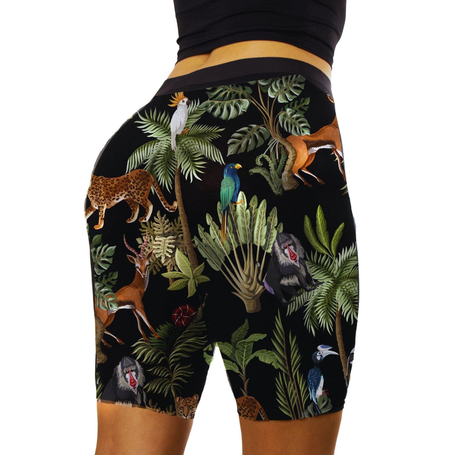 Jungle (High-Waisted 8" Inseam) Women's Biker Shorts